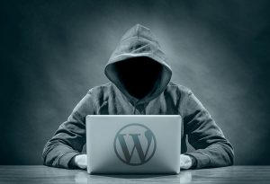 hacked WordPress website